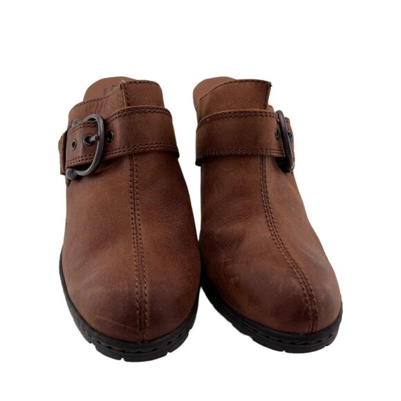 BOC Born Women Clog Size 8 Mule Heeled Distressed Brown BC2439 EUC - Picture 5 of 10